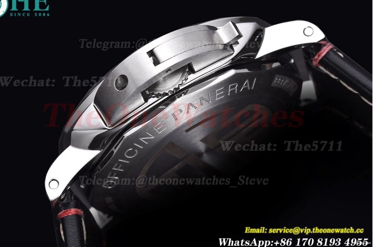 44mm Black SS Luminor LE TTF Marina P9010 PAM732 Dial 0512
